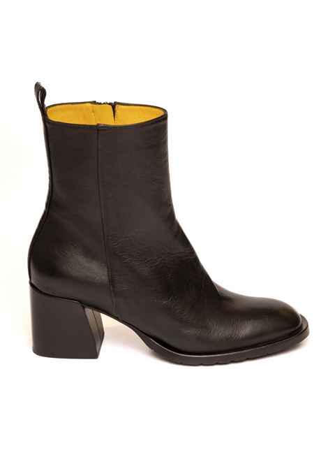 Black leather ankle boot MARA BINI | T251SETA-NERO